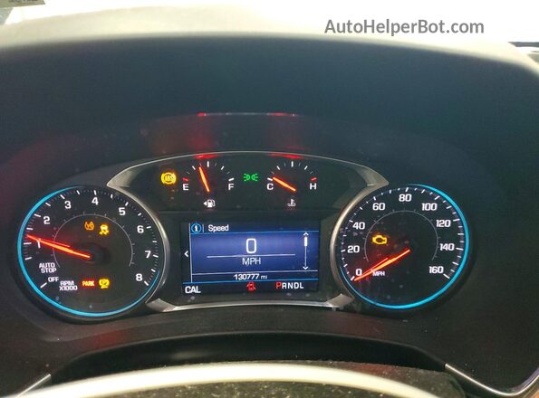 2GNAXUEV4L6212365 2020 CHEVROLET EQUINOX Black ხელსაწყოთა პანელის ხედი