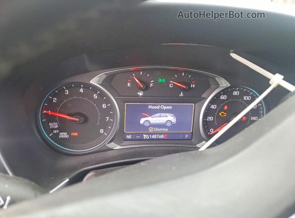 2GNAXUEV6K6239131 2019 CHEVROLET EQUINOX Black Widok zestawu wskaźników