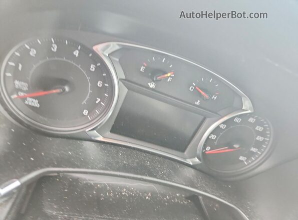 2GNAXUEV7L6251435 2020 CHEVROLET EQUINOX Black Instrument cluster view