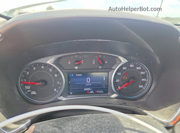 2GNAXUEV8L6192153 2020 CHEVROLET EQUINOX White Instrument cluster view