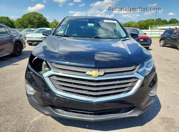 2GNAXUEV8M6102680 2021 CHEVROLET EQUINOX Black Widok z przodu