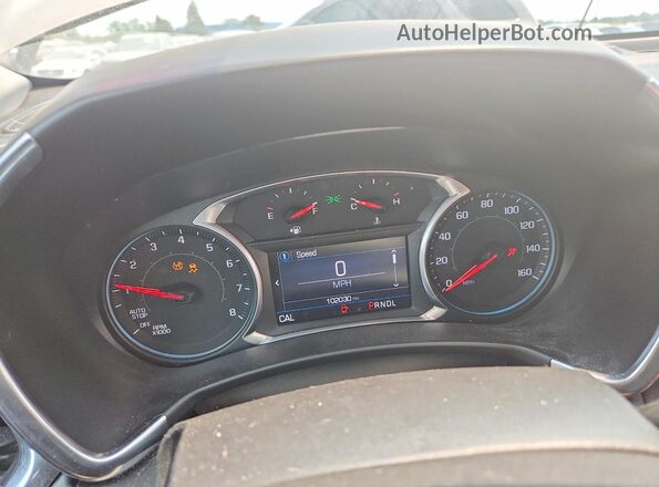 2GNAXUEV9K6200436 2019 CHEVROLET EQUINOX Tan Вид щитка приладів