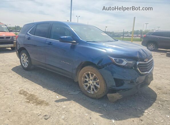 2GNAXUEV9M6134814 2021 CHEVROLET EQUINOX Blue Передня права чверть