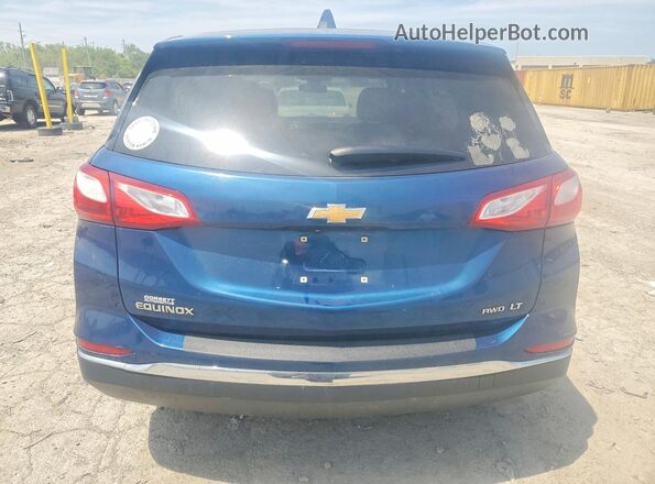 2GNAXUEV9M6134814 2021 CHEVROLET EQUINOX Blue Вид ззаду