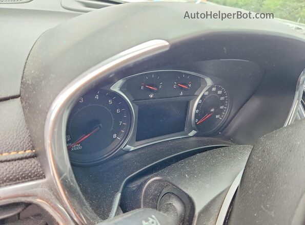 2GNAXVEV1J6185810 2018 CHEVROLET EQUINOX White Սարքավորումների վահանակի տեսք