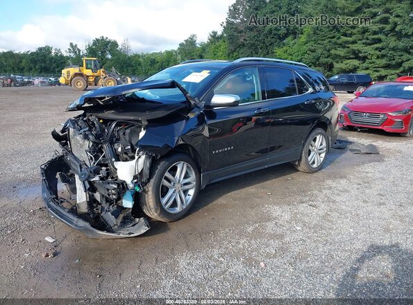 2GNAXVEV2J6102529 2018 CHEVROLET EQUINOX Черный Передняя левая четверть