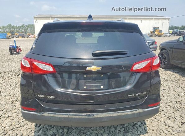 2GNAXVEV7J6132898 2018 CHEVROLET EQUINOX Black Вид ззаду