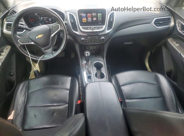 2GNAXVEV7J6132898 2018 CHEVROLET EQUINOX Black Вид панелі приладів
