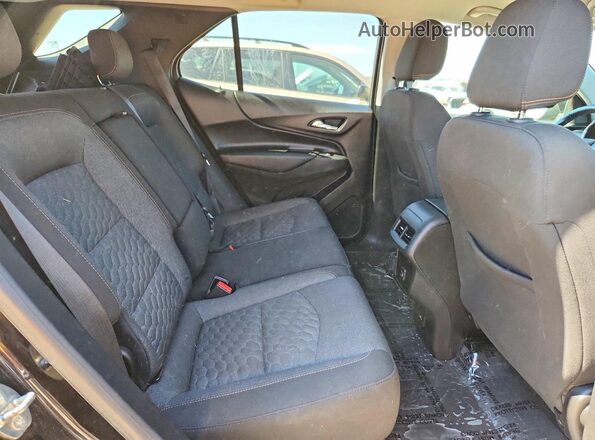 2GNAXVEX2K6161311 2019 CHEVROLET EQUINOX Black უკანა სავარძლების ხედი