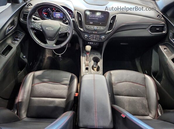 2GNAXWEV8N6145784 2022 CHEVROLET EQUINOX Red Widok deski rozdzielczej