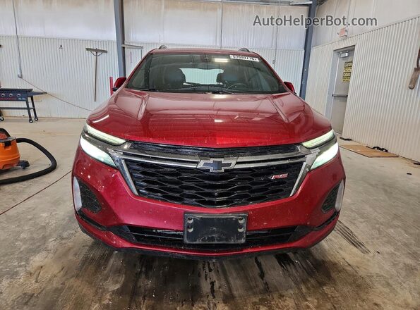 2GNAXWEV8N6145784 2022 CHEVROLET EQUINOX Red Widok z przodu
