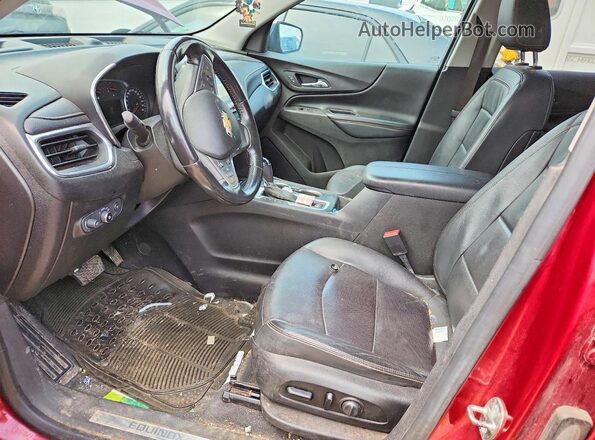 2GNAXWEX0J6185434 2018 CHEVROLET EQUINOX Бордовый Вид салона спереди