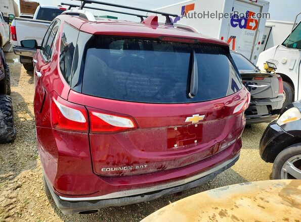 2GNAXWEX0J6185434 2018 CHEVROLET EQUINOX Бордовый Вид сзади