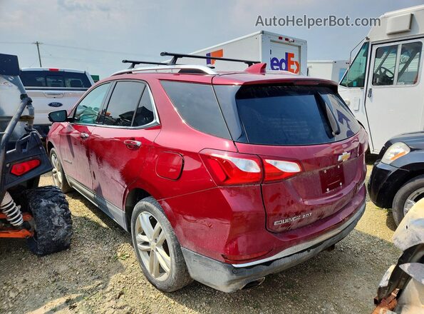 2GNAXWEX0J6185434 2018 CHEVROLET EQUINOX Бордовый Задняя левая четверть