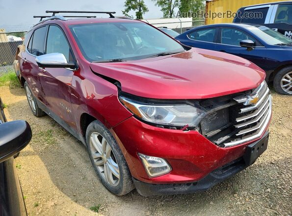 2GNAXWEX0J6185434 2018 CHEVROLET EQUINOX Бордовый Передняя правая четверть