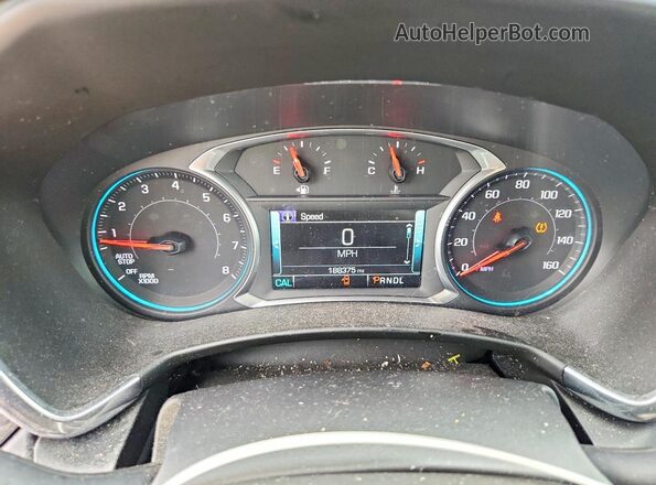 2GNAXWEX0J6197938 2018 CHEVROLET EQUINOX Red Widok zestawu wskaźników