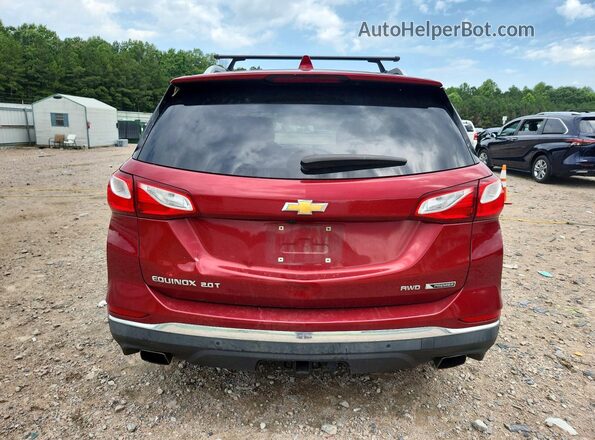 2GNAXWEX0J6197938 2018 CHEVROLET EQUINOX Red Widok z tyłu