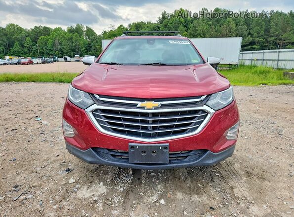 2GNAXWEX0J6197938 2018 CHEVROLET EQUINOX Red Widok z przodu