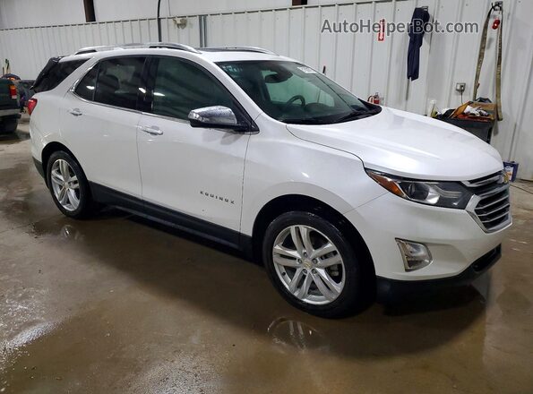 2GNAXWEX0J6219954 2018 CHEVROLET EQUINOX Белый Передняя правая четверть