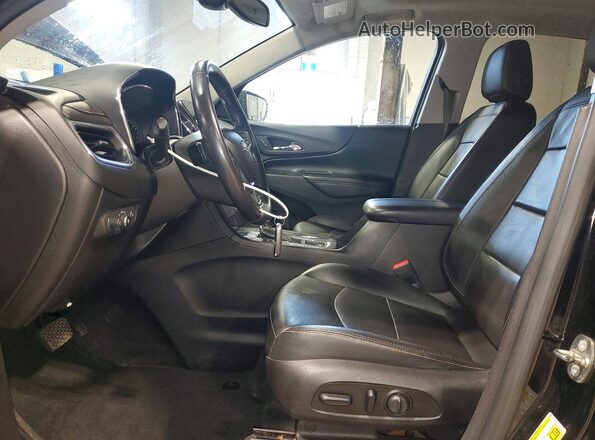 2GNAXWEX5J6266705 2018 CHEVROLET EQUINOX Black Front interior view