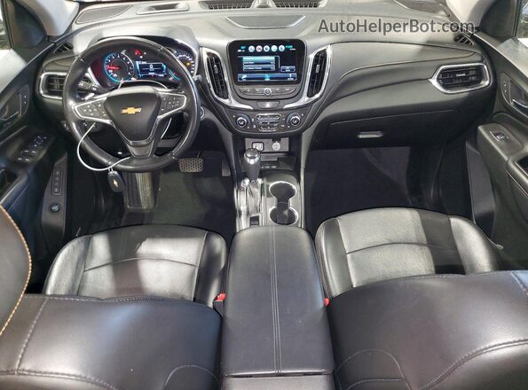 2GNAXWEX5J6266705 2018 CHEVROLET EQUINOX Black Dashboard view