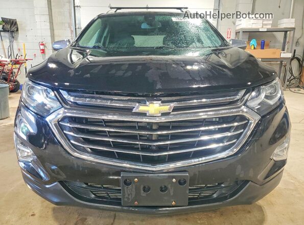 2GNAXWEX5J6266705 2018 CHEVROLET EQUINOX Black Front view