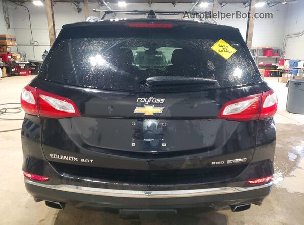 2GNAXWEX5J6266705 2018 CHEVROLET EQUINOX Black Rear view