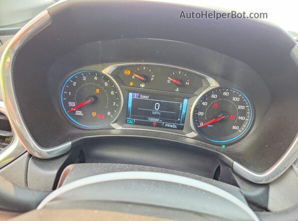 2GNAXWEXXJ6146723 2018 CHEVROLET EQUINOX Черный Вид щитка приборов