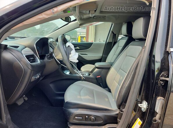 2GNAXWEXXJ6146723 2018 CHEVROLET EQUINOX Черный Вид салона спереди
