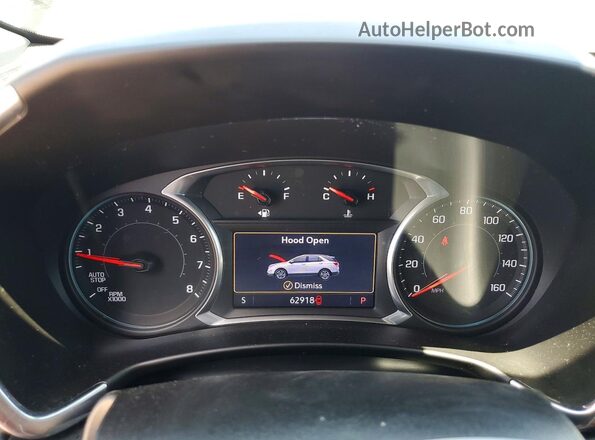 2GNAXXEV2N6103777 2022 CHEVROLET EQUINOX Black Սարքավորումների վահանակի տեսք