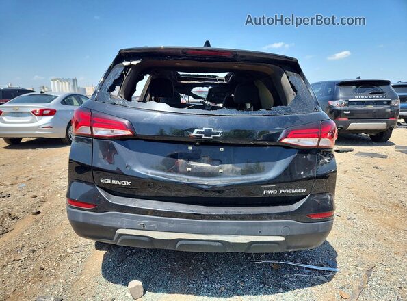 2GNAXXEV2N6147181 2022 CHEVROLET EQUINOX Black Rear view
