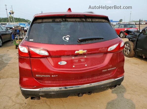 2GNAXYEX2K6240897 2019 CHEVROLET EQUINOX Red უკანა ხედი