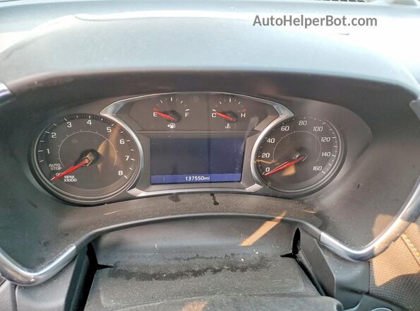 2GNAXYEX2K6240897 2019 CHEVROLET EQUINOX Red ხელსაწყოთა პანელის ხედი