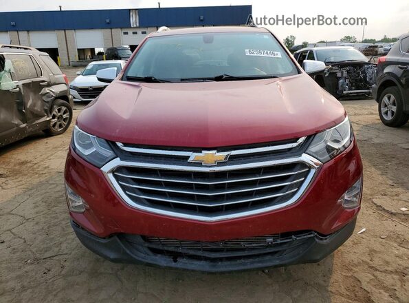 2GNAXYEX2K6240897 2019 CHEVROLET EQUINOX Red წინა ხედი