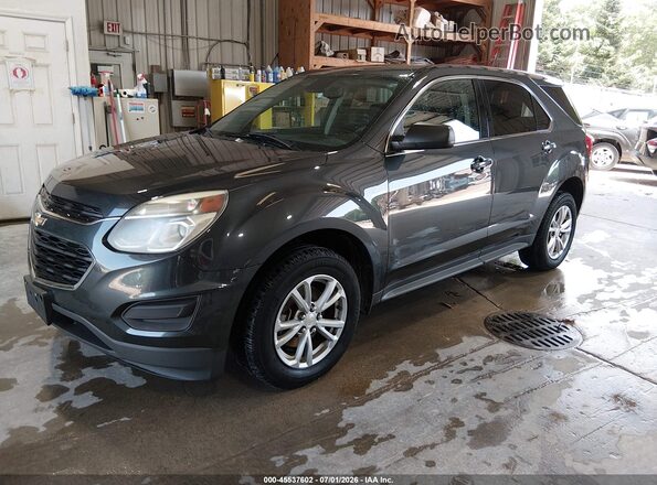 2GNFLEEK0H6327629 2017 CHEVROLET EQUINOX Серый Передняя левая четверть