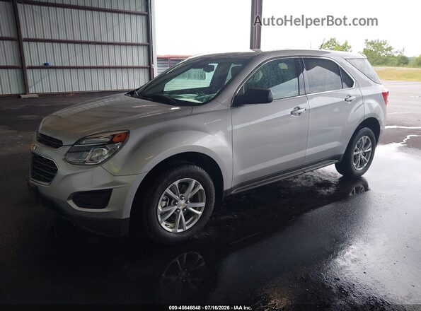 2GNFLEEK1H6326683 2017 CHEVROLET EQUINOX Silver Przód lewy