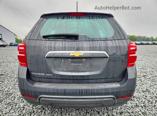 2GNFLEEK2H6283584 2017 CHEVROLET EQUINOX Charcoal Widok z tyłu