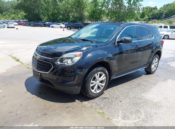 2GNFLEEK2H6313957 2017 CHEVROLET EQUINOX Black Передня ліва чверть