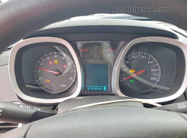 2GNFLEEK3H6164541 2017 CHEVROLET EQUINOX Серый Вид щитка приборов