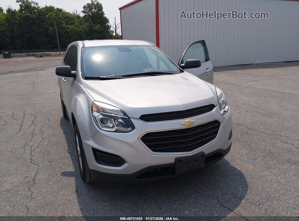 2GNFLEEK3H6317855 2017 CHEVROLET EQUINOX Silver Widok z przodu