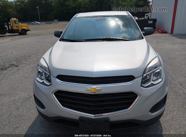 2GNFLEEK3H6317855 2017 CHEVROLET EQUINOX Silver Widok zestawu wskaźników