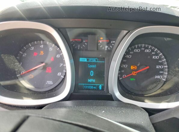 2GNFLEEK4H6180697 2017 CHEVROLET EQUINOX Charcoal Вид щитка приладів