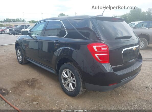 2GNFLEEK4H6332414 2017 CHEVROLET EQUINOX Черный Задняя левая четверть