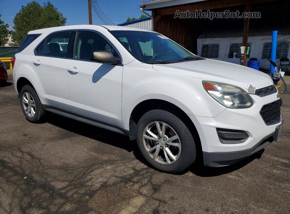 2GNFLEEK6H6241869 2017 CHEVROLET EQUINOX Белый Передняя правая четверть