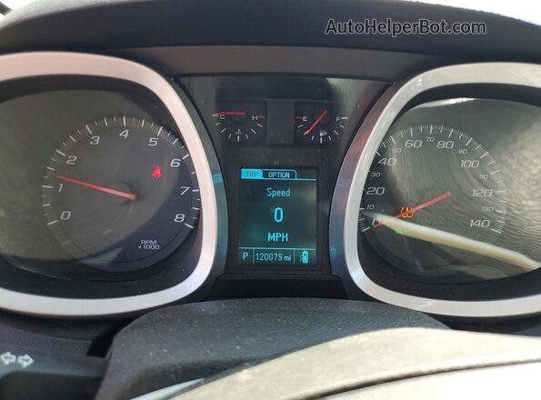 2GNFLEEK6H6241869 2017 CHEVROLET EQUINOX Белый Вид щитка приборов