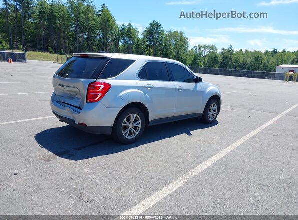 2GNFLEEK6H6243282 2017 CHEVROLET EQUINOX Silver Rear right