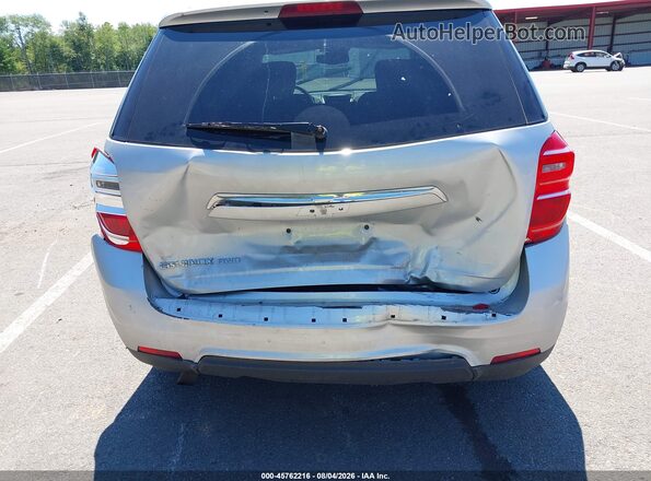 2GNFLEEK6H6243282 2017 CHEVROLET EQUINOX Silver Front view
