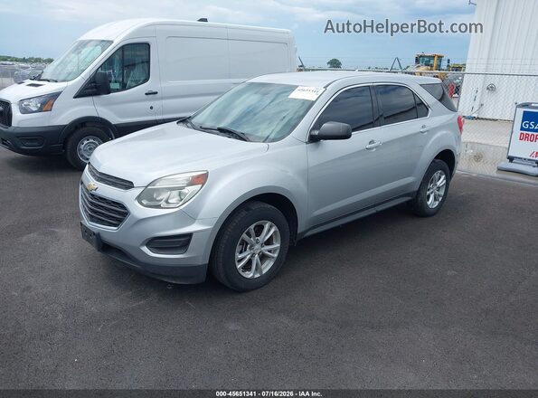 2GNFLEEK6H6315890 2017 CHEVROLET EQUINOX Silver Передня ліва чверть