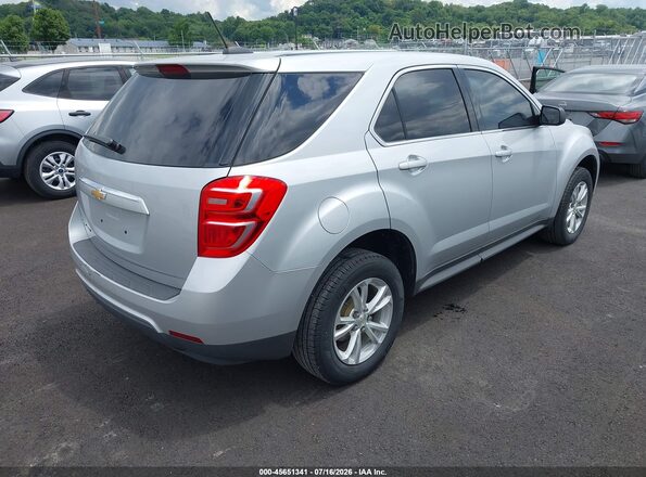 2GNFLEEK6H6315890 2017 CHEVROLET EQUINOX Silver Задня права чверть