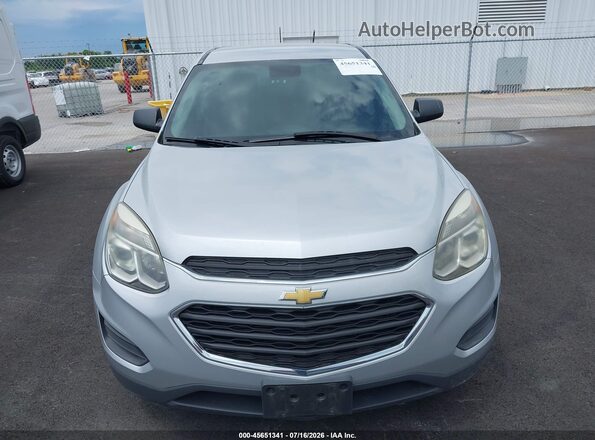2GNFLEEK6H6315890 2017 CHEVROLET EQUINOX Silver Вид щитка приладів